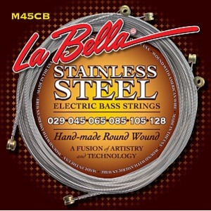 Струны для 6-ти струнной бас-гитары La Bella M45CB Hard Rockin Steel