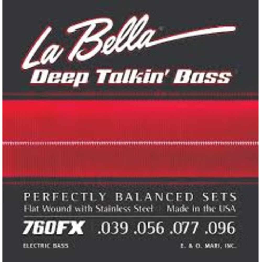 Струны для бас-гитары LA BELLA 760FX Deep Talkin Bass Extra Light
