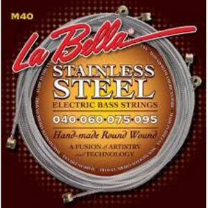 Струны для бас-гитары La Bella M40 Hard Rockin Steel Extra Lights