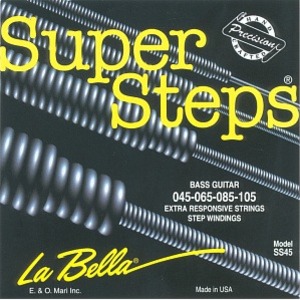 Струны для бас-гитары La Bella SS45 Super Steps Standart