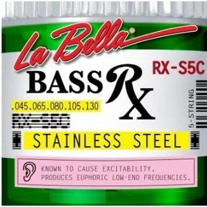 Струны для 5-ти струнной бас гитары LA BELLA RX-S5C RX Stainless