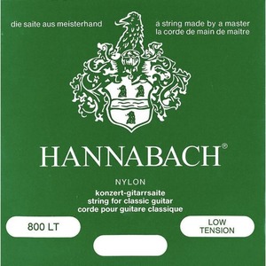 Струны для классической гитары Hannabach 800LT Green SILVER PLATED