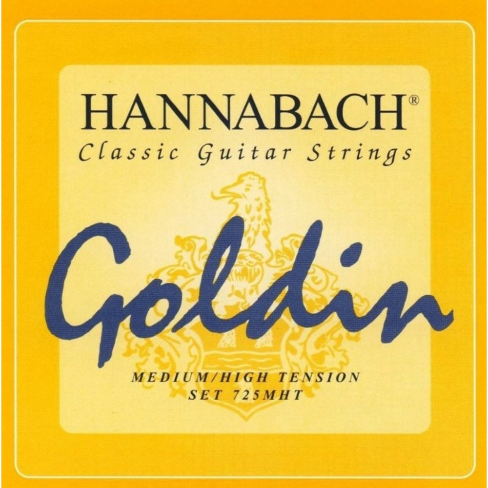 Струны для классической гитары Hannabach 725MHT GOLDIN