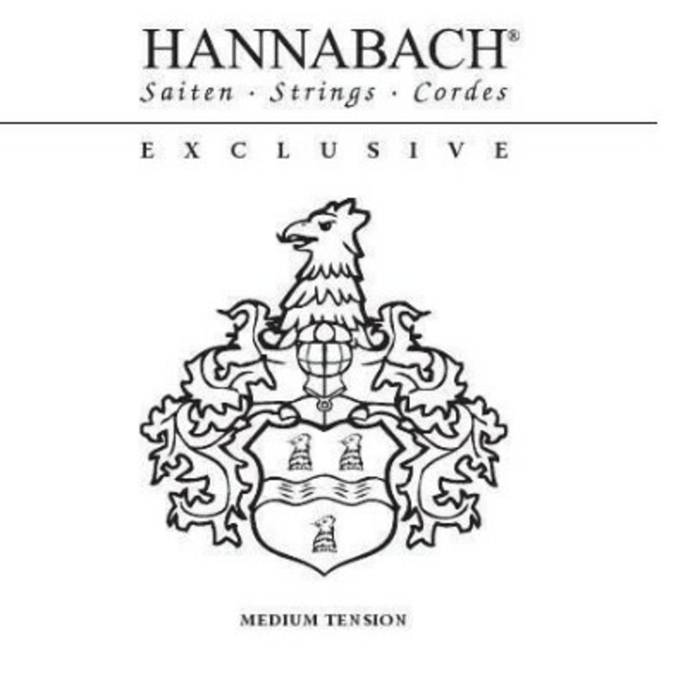 Струны для классической гитары Hannabach EXCLMT Exclusive Black