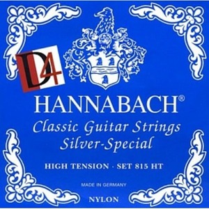 Струны для классической гитары Hannabach 815HTDURABLE Blue SILVER SPECIAL