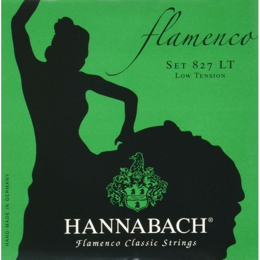 Струны для классической гитары Hannabach 827LT Green FLAMENCO