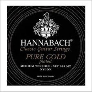 Струны для классической гитары Hannabach 825MT Black PURE GOLD