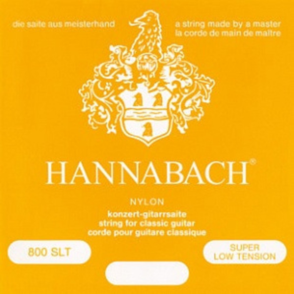 Струны для классической гитары Hannabach 800SLT Yellow SILVER PLATED