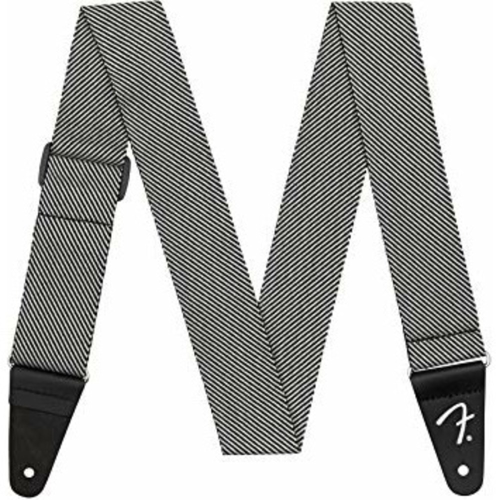 Ремень для гитары Fender STRAP MODERN TWEED WHITE BLACK