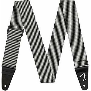 Ремень для гитары Fender STRAP MODERN TWEED WHITE BLACK
