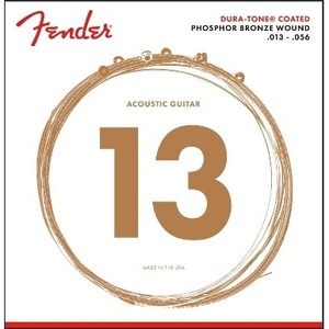Струны для акустической гитары Fender 860M PHOSPHOR BRONZE COATED 13-56