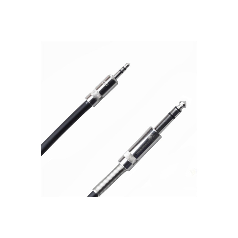 Кабель аудио 1xMini Jack - 1xJack Rich Pro RP320BLK 1.5m
