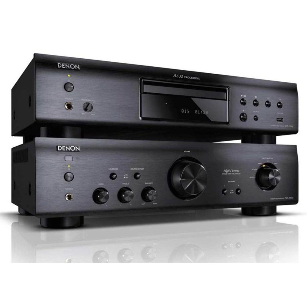 CD проигрыватель Denon DCD 720 Black + PMA 720 Black