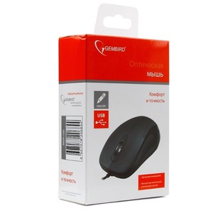 Мышь проводная Gembird MOP-100-S