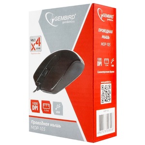 Мышь проводная Gembird MOP-105