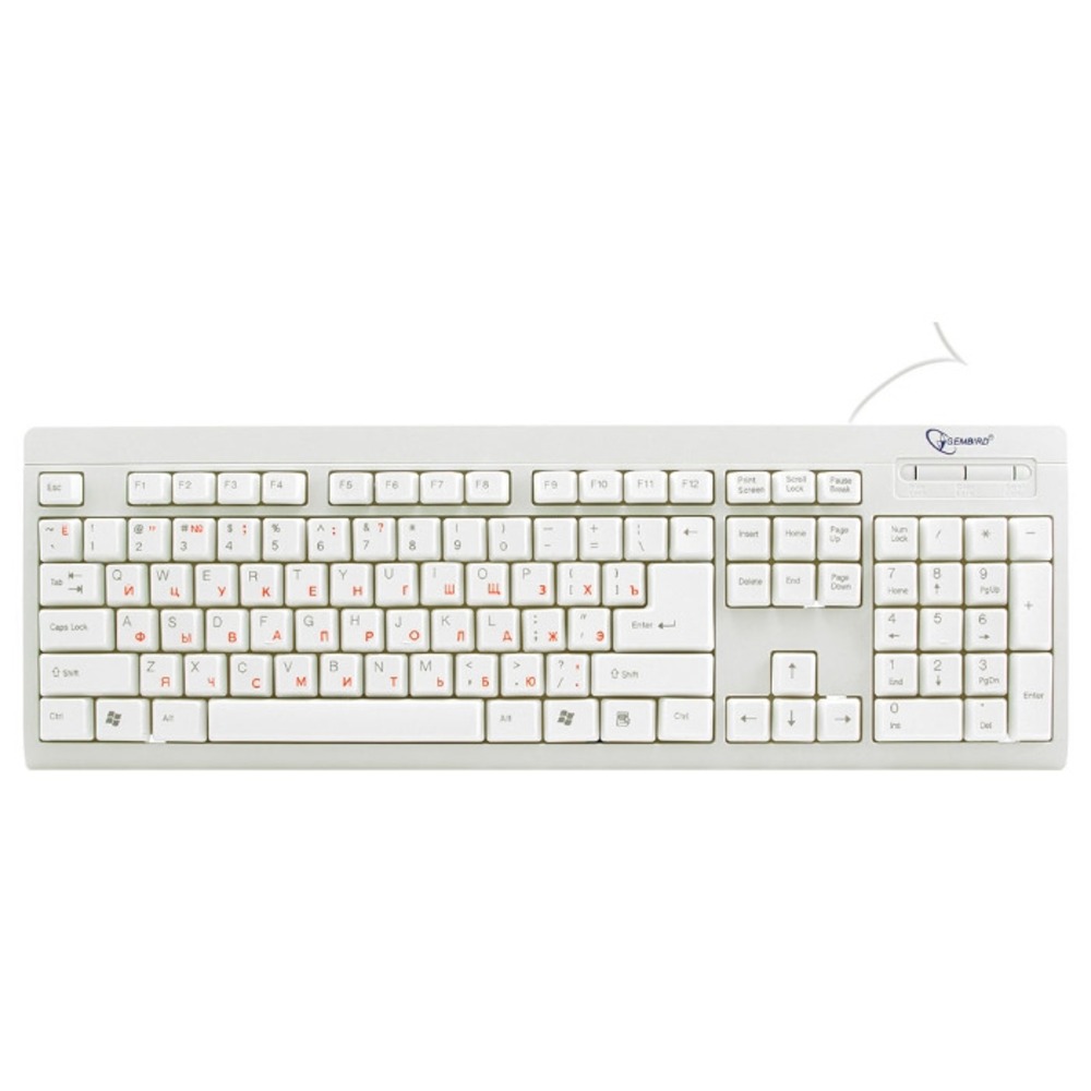 Проводная клавиатура Gembird KB-8300-R