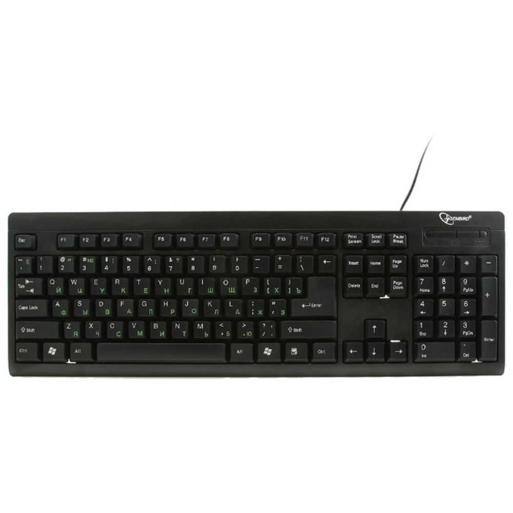 Проводная клавиатура Gembird KB-8300U-BL-R