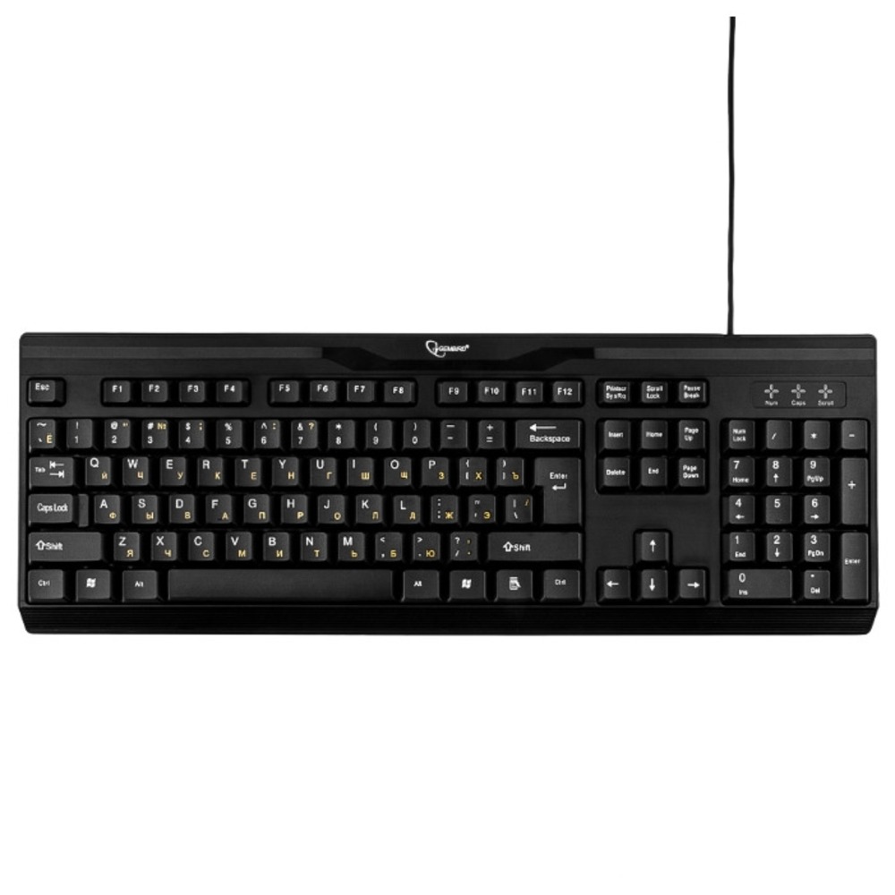 Проводная клавиатура Gembird KB-8335U-BL