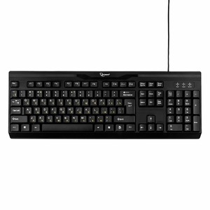 Проводная клавиатура Gembird KB-8335U-BL