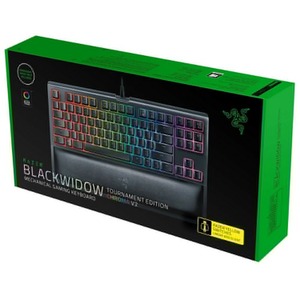 Клавиатура игровая Razer BlackWidow Tournament Chroma V2 Yellow Switch