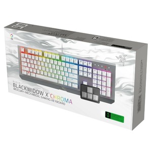 Клавиатура игровая Razer BlackWidow X Chroma Mercury Edition