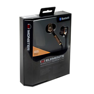 Наушники внутриканальные беспроводные Monster Elements Bluetooth Rose Gold In-Ear Wireless