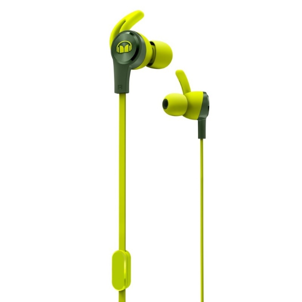 Наушники внутриканальные для спорта Monster iSport Achieve Green In-Ear