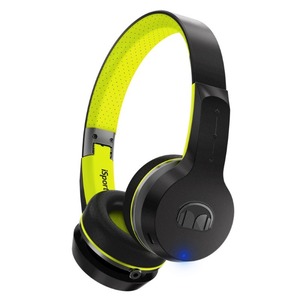 Наушники мониторные беспроводные Monster iSport Freedom V2 Bluetooth Black Green On-Ear