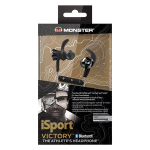 Наушники вставные для спорта Monster iSport Victory Bluetooth Black In-Ear Wireless