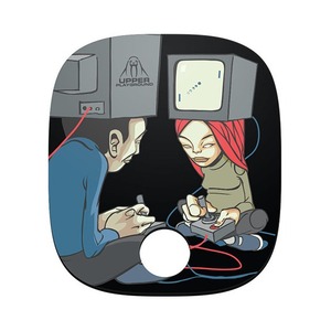 Декоративные накладки на игровые гарнитуры Astro Gaming Speaker Tag A40 Upper Playground Sam Flores Gamers