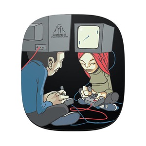 Декоративные накладки на игровые гарнитуры Astro Gaming Speaker Tag A40 Upper Playground Sam Flores Gamers