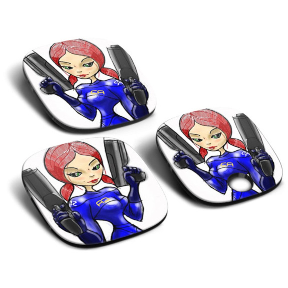 Декоративные накладки на игровые гарнитуры Astro Gaming Speaker Tag A40 Artist Lil Red Blasting Caps