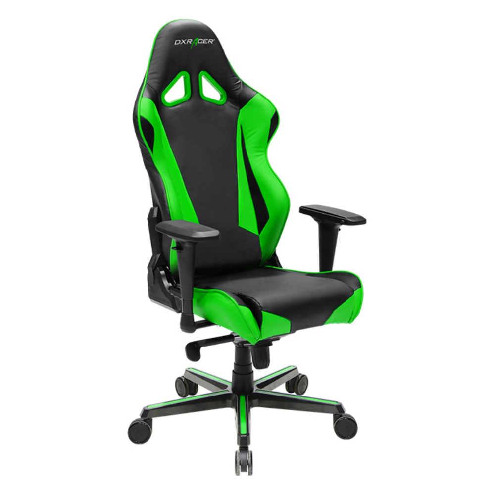Кресло игровое DXRacer Racing OH/RV001/NE GC-R001-NE-V2 Black/Green