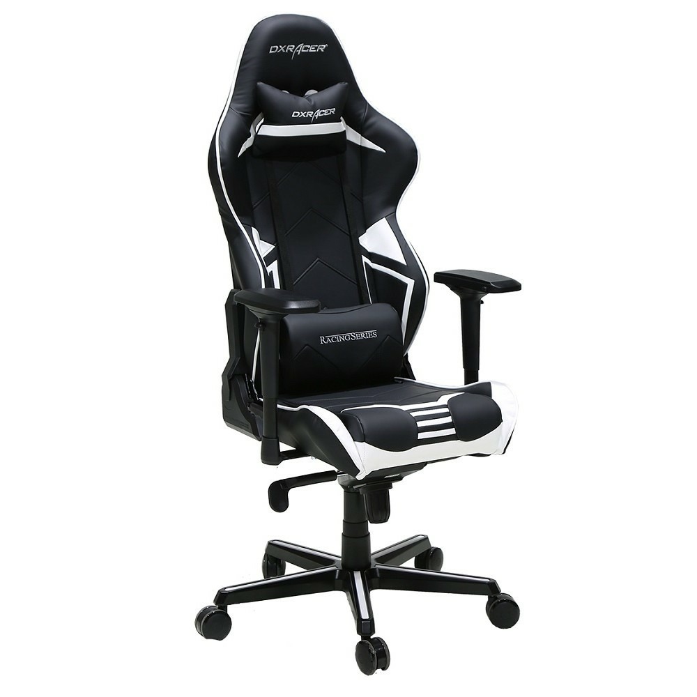 Кресло игровое DXRacer Racing OH/RV131/NW GC-R131-NW-V2 Black/White