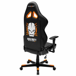 Кресло игровое DXRacer Special Editions Call of Duty Black Ops III OH/RE128/NWGO/COD GC-R128-NWGO-E6-COD Black/White/Orange