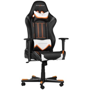 Кресло игровое DXRacer Special Editions Call of Duty Black Ops III OH/RE128/NWGO/COD GC-R128-NWGO-E6-COD Black/White/Orange