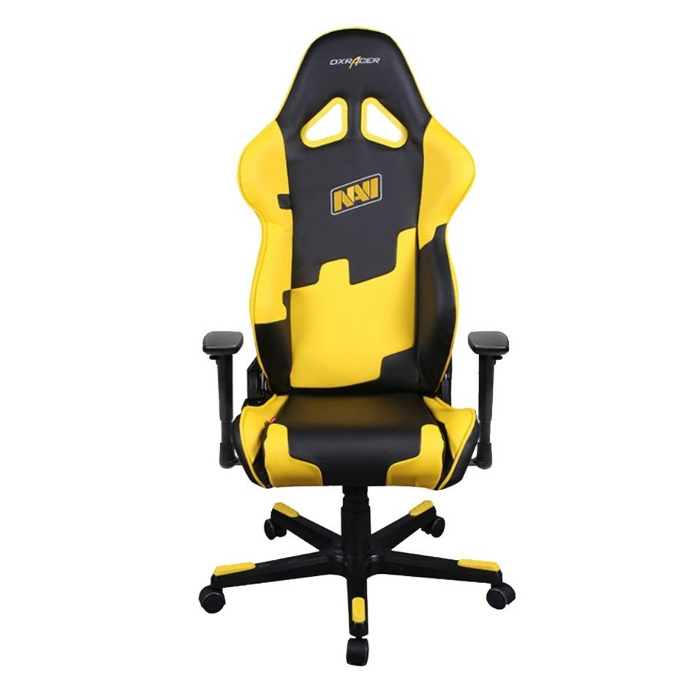 Кресло игровое DXRacer Special Editions Natus Vincere Na Vi OH/RE21/NY/NAVI GC-R21-NY-E6-NAVI Black/Yellow