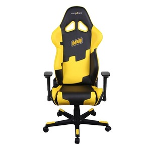 Кресло игровое DXRacer Special Editions Natus Vincere Na Vi OH/RE21/NY/NAVI GC-R21-NY-E6-NAVI Black/Yellow
