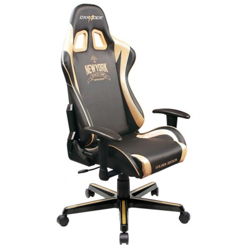 Кресло игровое DXRacer Special Editions NEW YORK OH/FE116/NA Black/Gold