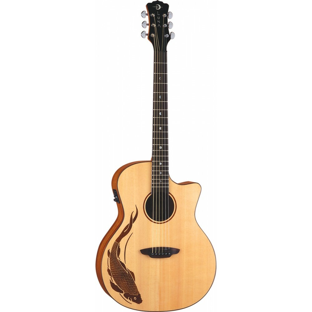 Электроакустическая гитара Luna OCL KOI2 Oracle Koi