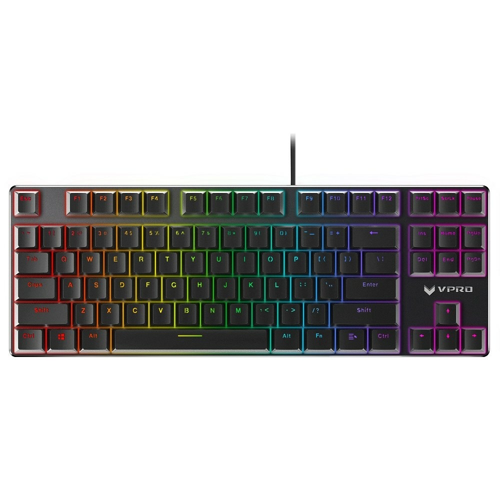 Клавиатура игровая Rapoo V500RGB Alloy Blue Switch