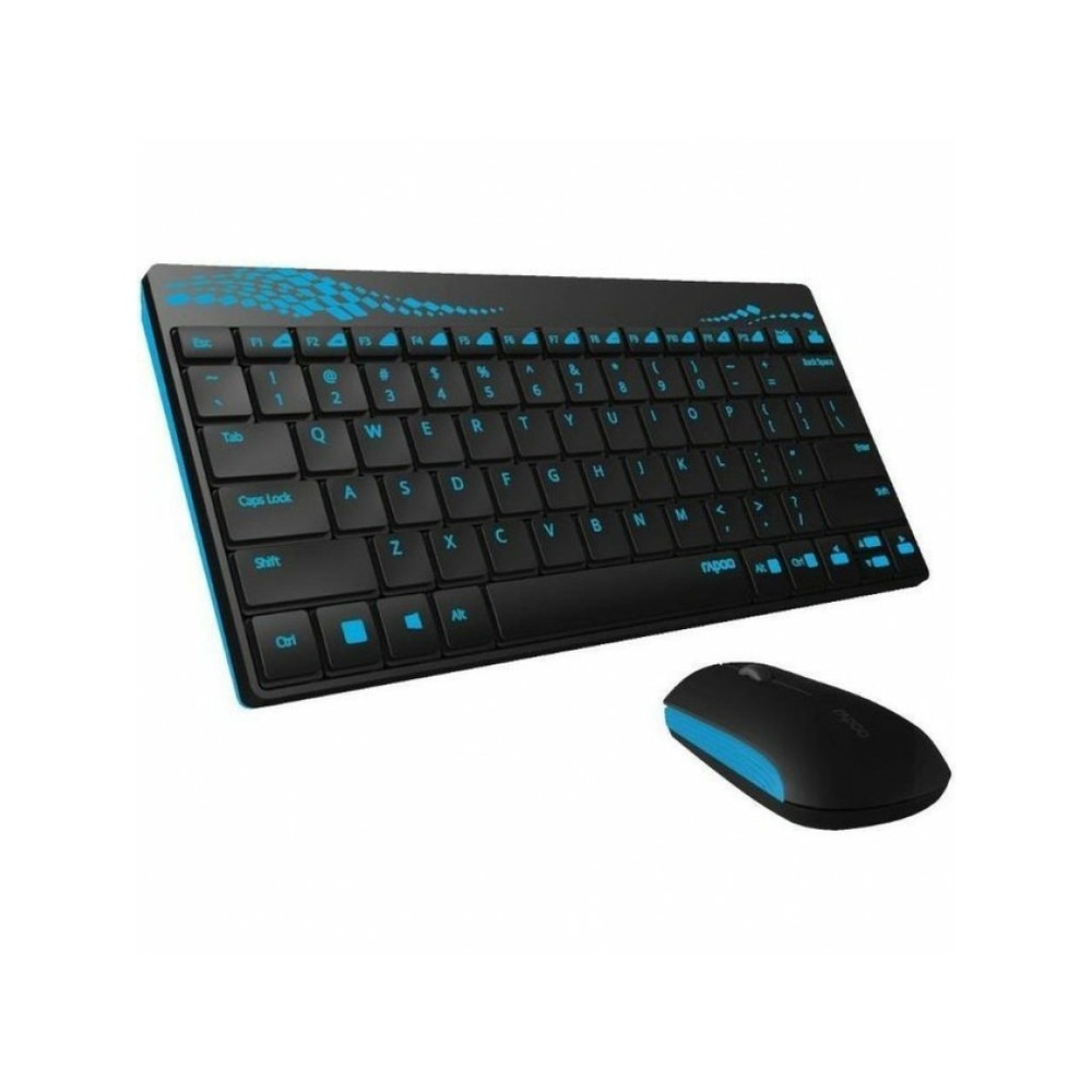 Клавиатура+Мышь игровая Rapoo 8000 Blue