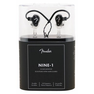 Наушники внутриканальные классические Fender IEM Nine 1 Black Metallic
