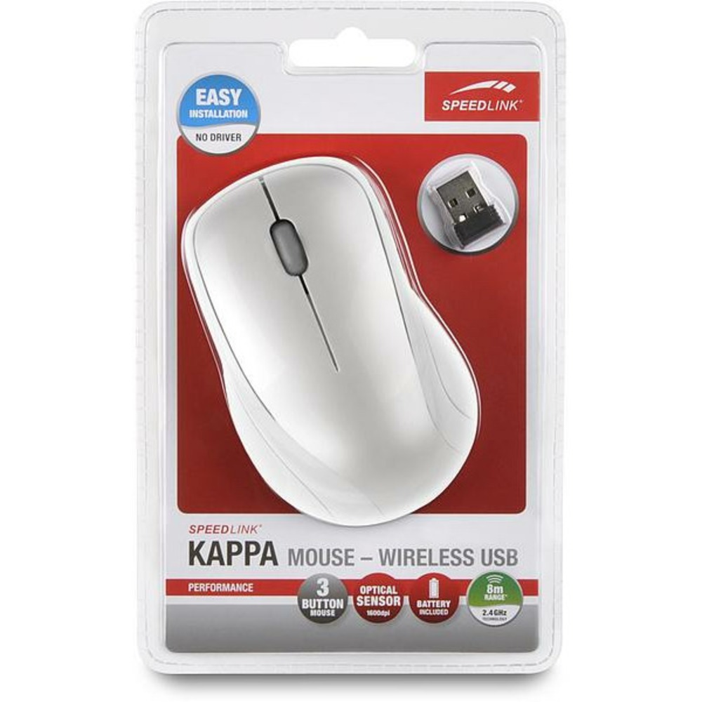 Мышь игровая Speedlink Kappa Mouse Wireless SL-6313-WT White