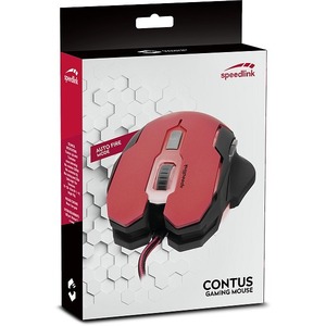 Мышь игровая Speedlink CONTUS black-red