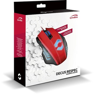 Мышь игровая Speedlink DECUS RESPEC Black-Red
