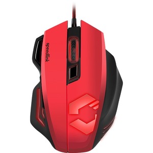 Мышь игровая Speedlink DECUS RESPEC Black-Red