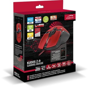 Мышь игровая Speedlink KUDOS Z-9 Red