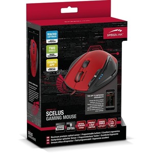 Мышь игровая Speedlink SCELUS Black-Red