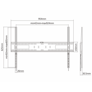 Кронштейн фиксированный Digis DSM-P1096F